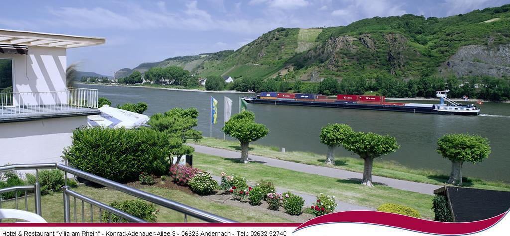 Hotel Villa Am Rhein Andernach Exterior foto